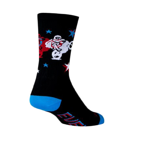 Evel Knievel Legend Crew Sock Guy Socks
