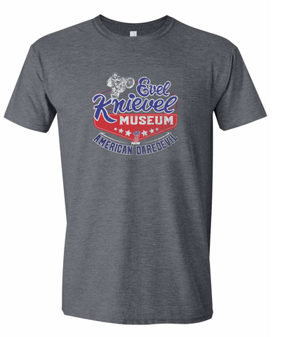 Evel Knievel Museum Badge T-Shirt
